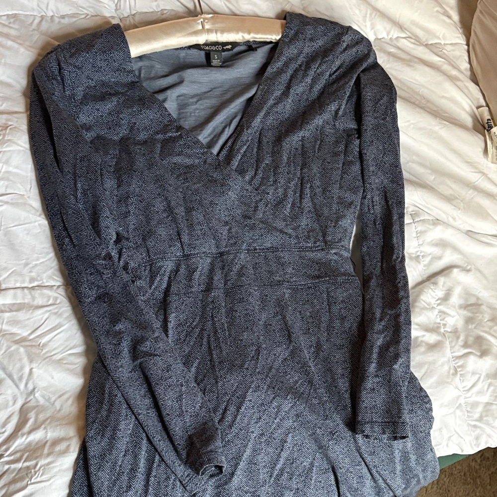 Toad&Co Navy Long Sleeve Dress